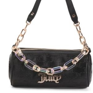 Juicy Couture Black Bag with Gold Chain